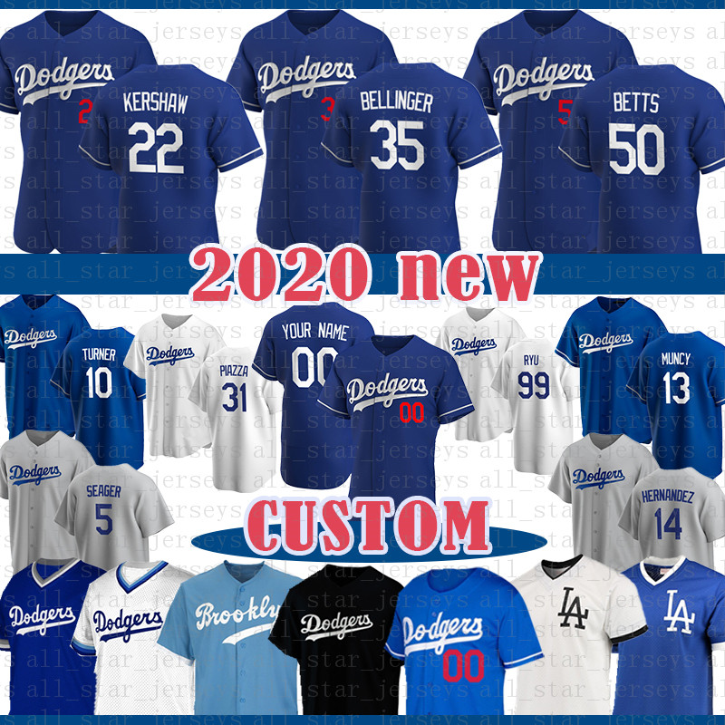 

Los Custom Angeles 50 Mookie Betts Baseball Jersey 35 Cody Bellinger 22 Clayton Kershaw 74 Kenley Jansen 18 Kenta Maeda 42 Jackie Robinson 55, 2020 jersey(daoqi)