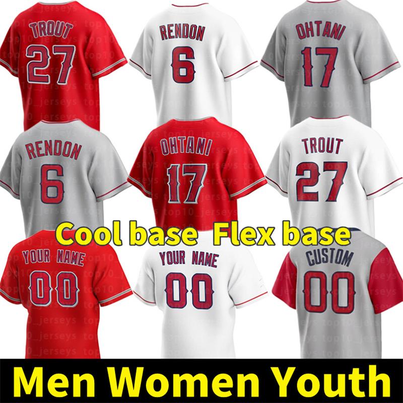 

Los 17 Shohei Ohtani 23 Archie Bradley Baseball Angels Jerseys Mike Trout Anthony Rendon Jack Mayfield Justin Uptonr Max Stassi Jared Walsh Taylor Fletcher Jersey, Youth color 3
