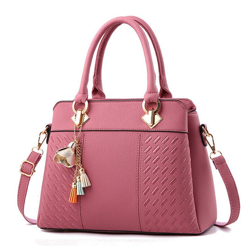 

Girls PU Leather Shoulder Crossbody Bags Women Shoulder Bag Handbags Vintage Large Capcity Daily Totes Messenger Bag bolso mujer, Rubber red