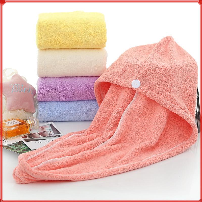 

Women Hair Towels Microfibre After Shower Hair Drying Wrap Towel Quick Dry Hat Cap Turban Head Wrap Bathing Tools toallas, Green