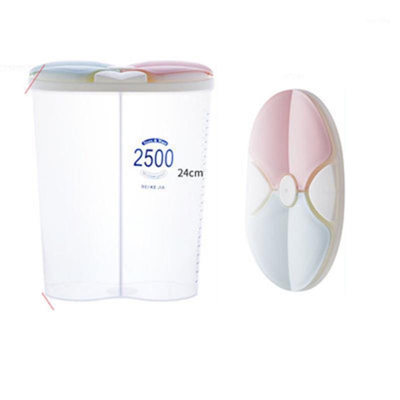 

Kitchen Cereal Grain Bean Rice Plastic Storage Container Box Transparent Grain Storage Tank1