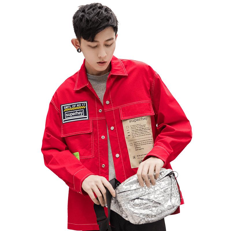 

Men Streetwear Hip Hop Bomber Jacket 2020 Man Harajuku Ribbons Pockets Windbreaker Korean Fashions Clothing Plus Size, Black