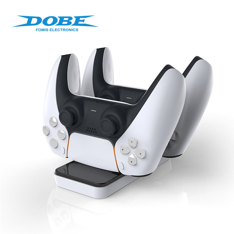 

PS5 controller charging stand PS5 double-seater charger PS5 wireless controller charger Mini USB port Charger free shipping