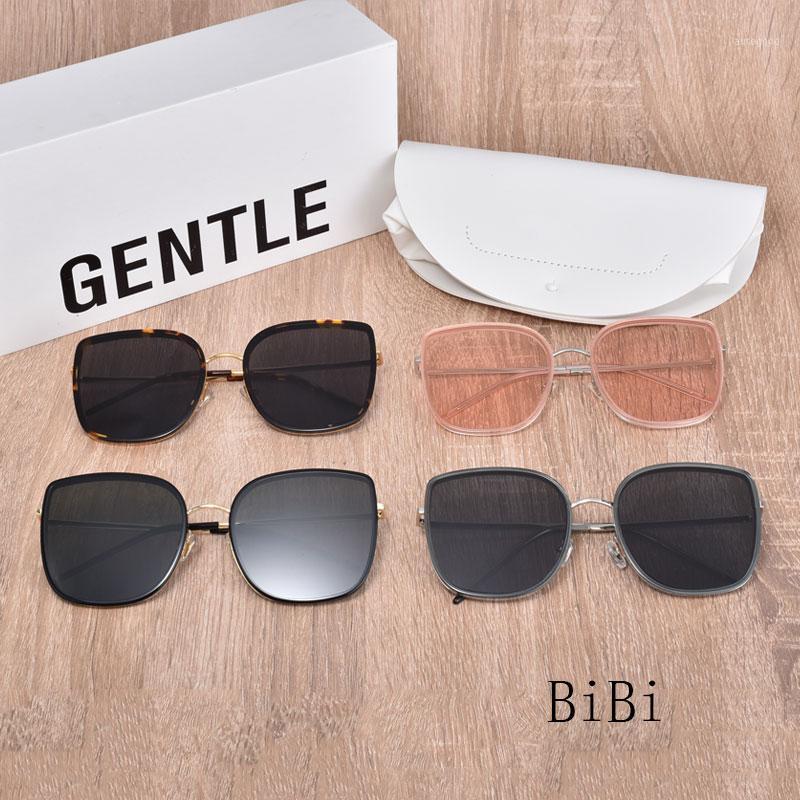

Sunglasses Fashion High Quality Korean Brand Design Gentle Bibi Metal Square UV400 Sun Glasses Women Men With Packaging1