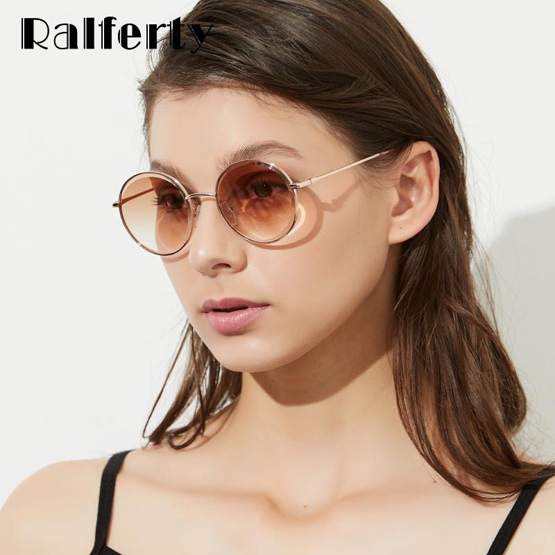 

Sunglasses Ralferty Vintage Round Women Retro Punk Circle Sun Glasses Men Anti UVA UVB Goggles Lentes De Sol Mujer W3002