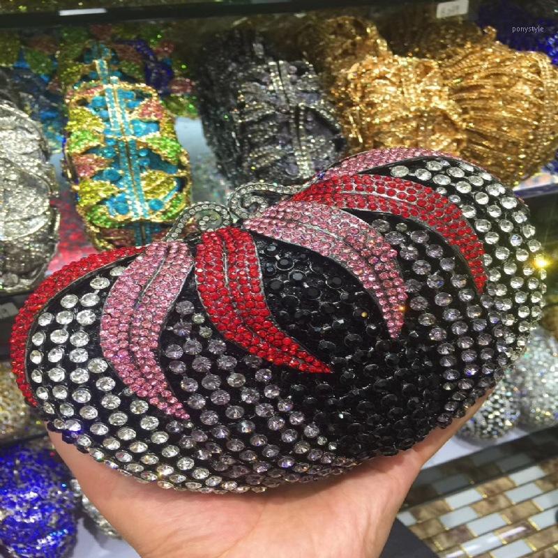 

Luxury design bridal wedding party purses women diamonds clutches elegant crystal clutches purses crossbody bags for wedding1, Color same picture