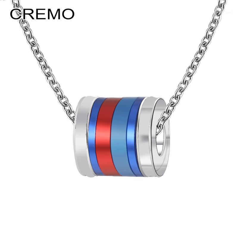 

Chains Cremo Lovers Pendants Necklaces Adjustable Steel Pendant Interchangeable Green Color Charm Combination Necklace Femme Bijoux1
