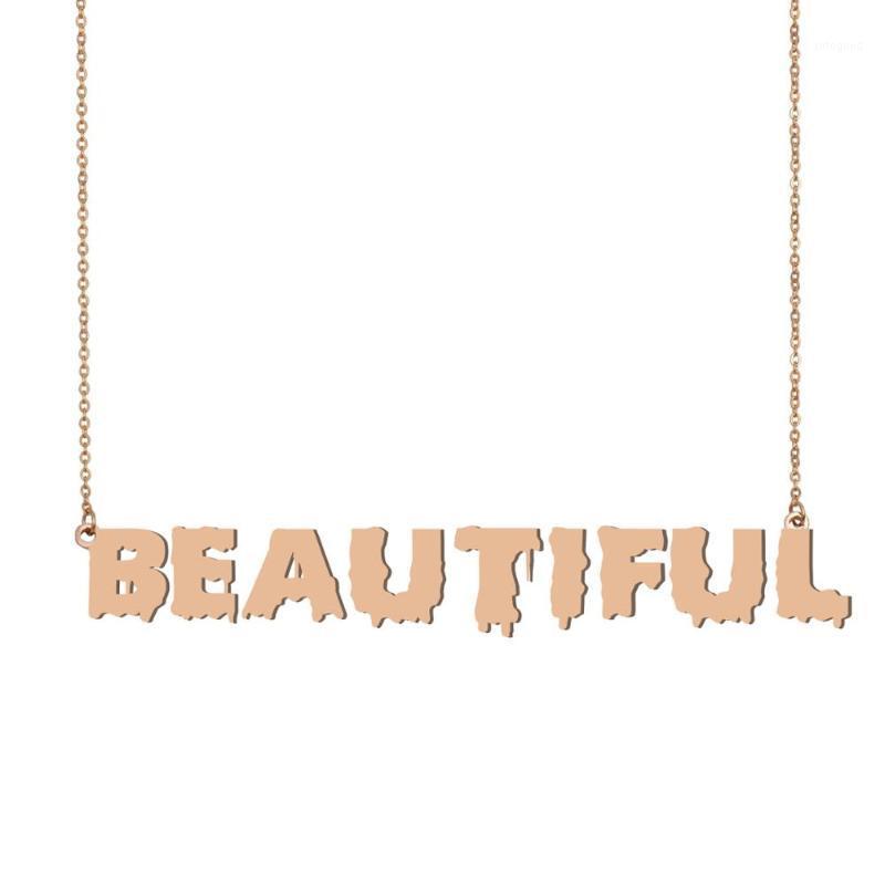 

Pendant Necklaces Beautiful Name Necklace , Cool Bloody Art For Halloween And Santa's Day Jewelry Gift Kids Boys Girls1