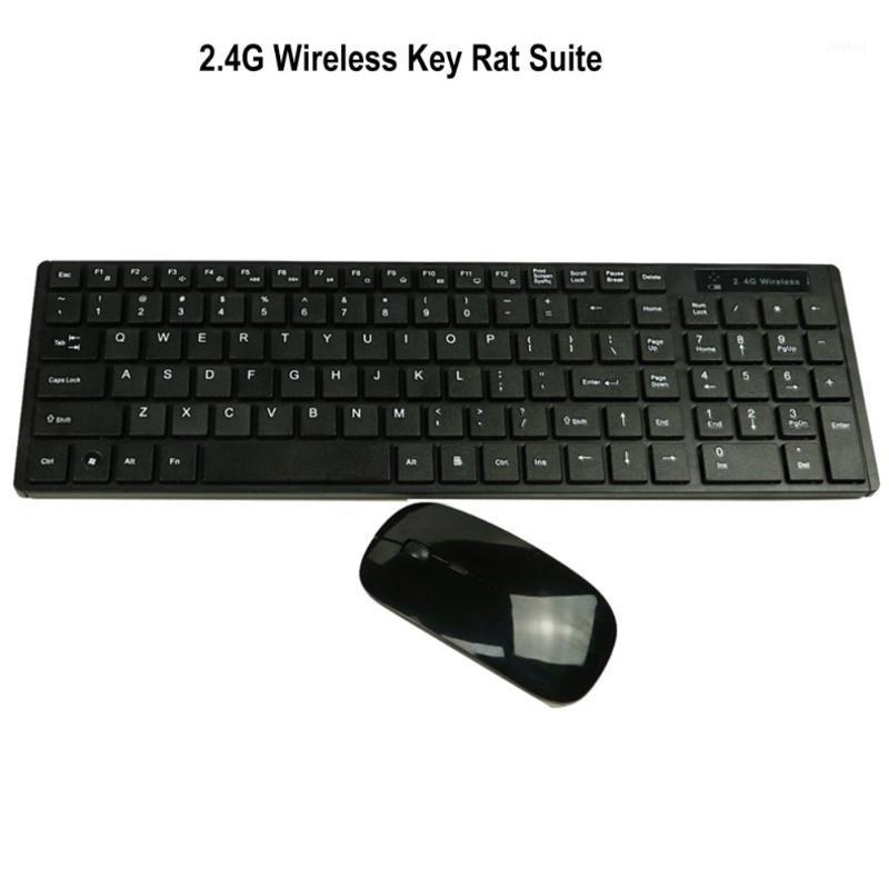 

2.4G Ultra-Thin Flat-Panel Wireless Keyboard And Mouse Set Optical Keyboard And Mouse Office Dedicated1