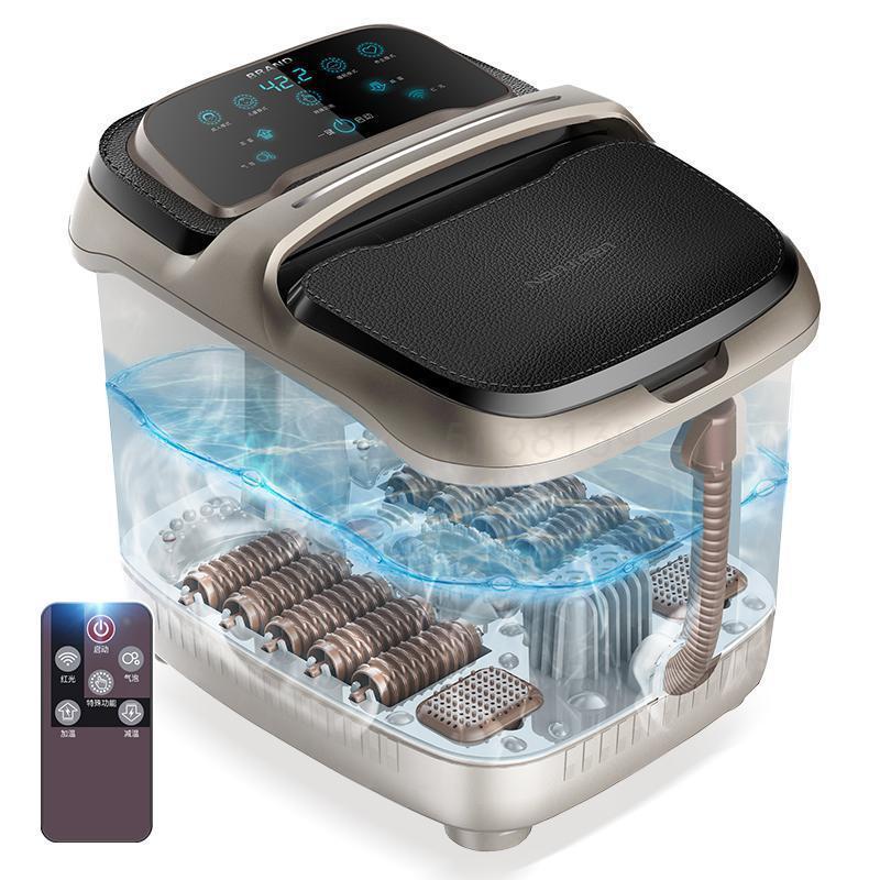 

Foot bath wash basin automatic foam foot electric massage heating constant temperature deep barrel massage machine home