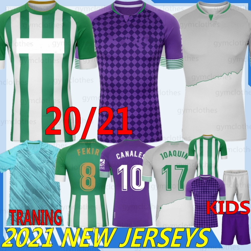 

Thai 20/21 Man Kids Retro Soccer Jerseys JOAQUIN B.IGLESIAS Camiseta de fútbol CANALES JUANMI FEKIR JOAQUíN Home Away football shirt Kits, Beidisi