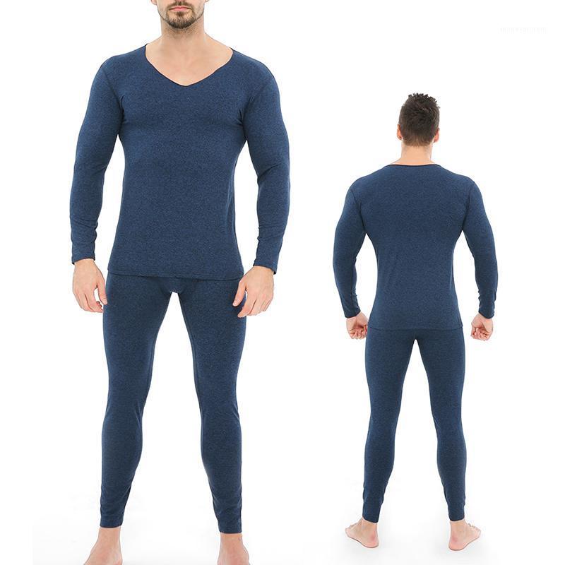

Breathable Thermal Clothing Keep Warm Thermal Underwear Sets Long Winter Clothes Soft Thermo Underwear Men's1, Black