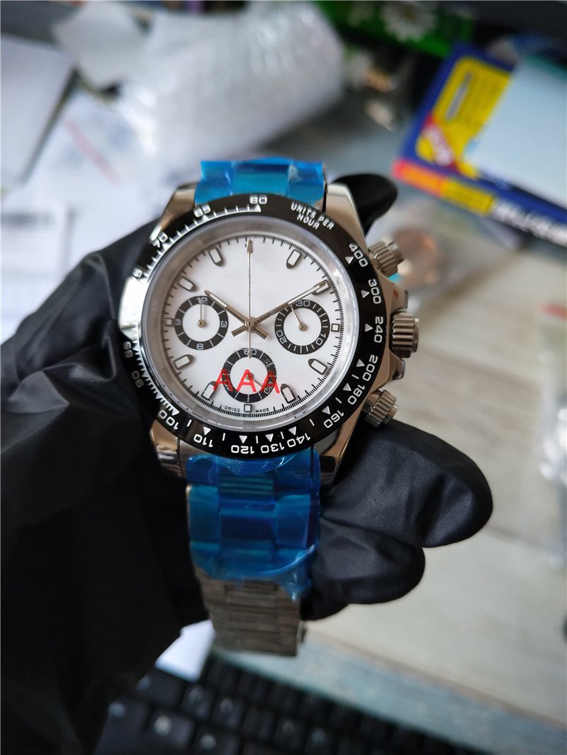 Top Sell's Watch Male Male Wristcs 40 mm Mouvement mécanique ATTÉRES AUTORES BRACEAUX EN ACIEUR DE HAUTEUR DE haute qualité Homme Wristwatch 186