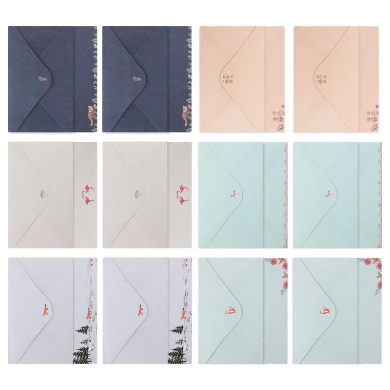 

54pcs A5 Letter Writing Paper Stationery Lovely Letter Paper Envelope Set