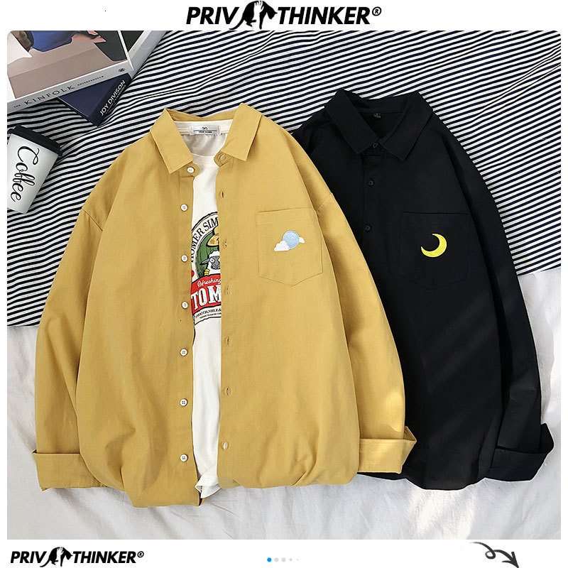 

2021 New Korean Weather Embroidery Women Spring Long Sleeve Simple Blouse for Woman Harajuku Girls Shirts C8FO, Yellow