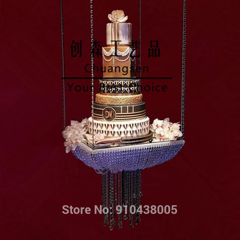 

Other Festive & Party Supplies Online Hanging Wedding Cake Stand,birthday Holder Style ,crystal Stand