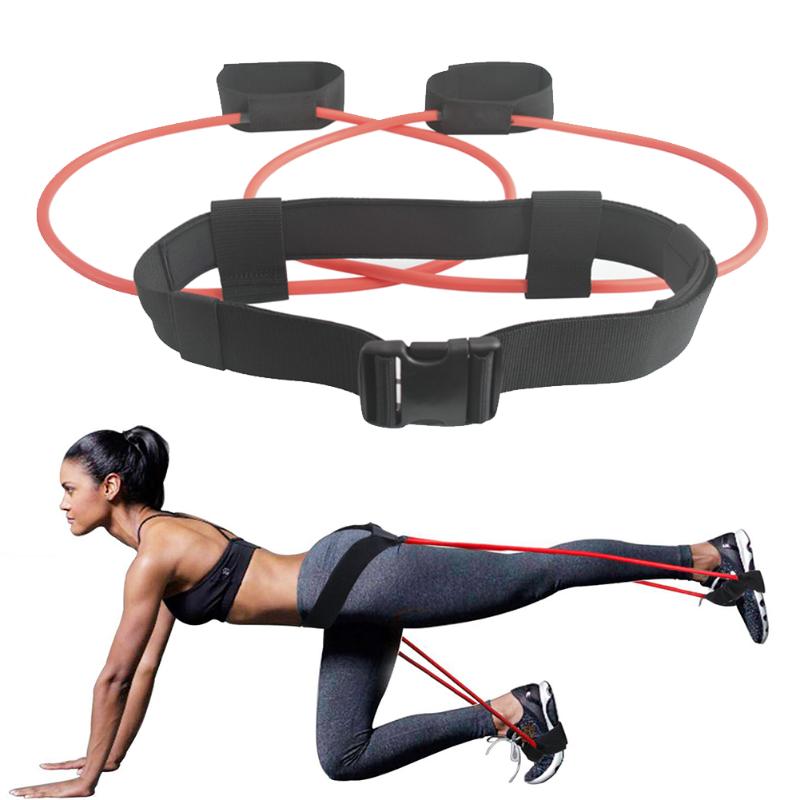 

Pedal Exerciser Fitness Booty Band Resistance Rope for BuLegs Muscle Training Multi-function Equipment for Exercise, Red