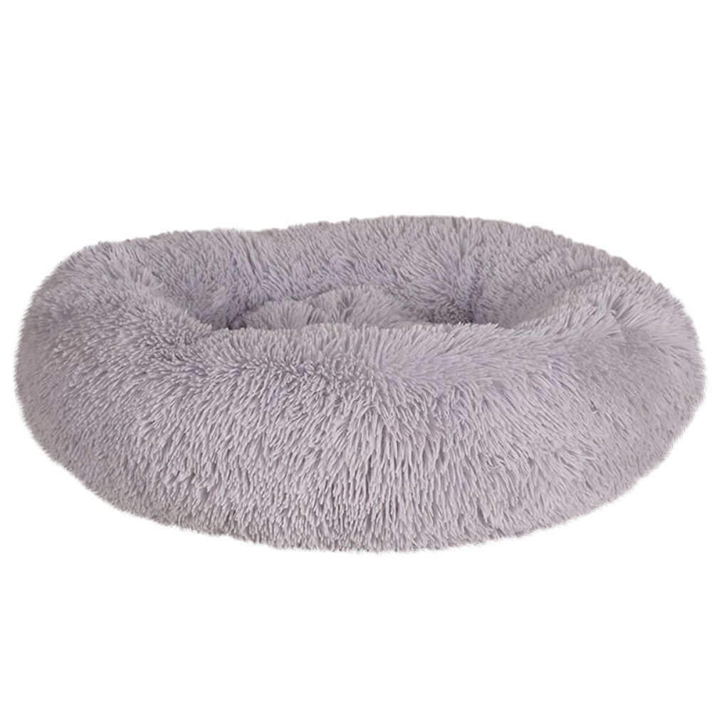 

Warm Fleece Dog Bed Fluffy Winter Warm Round Pet Donut Cuddler Lounger Cushion For Small Medium-Sized Dogs Soft Plush Pads