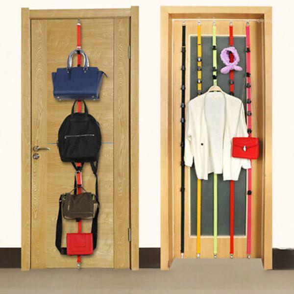 

Striking Hanging Hook Rack Rope Door Hanger Clothes Bag Hat Storage Adjustable Rope hanger clothes pegs home finisher @LS1