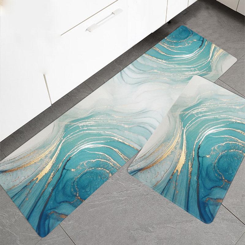

Alfombra Salón Kitchen Mat PVC Anti-Slip And Oil Carpet Swabbed Foot Pad Waterproof Cut Door Custom Carpets For Lliving Room