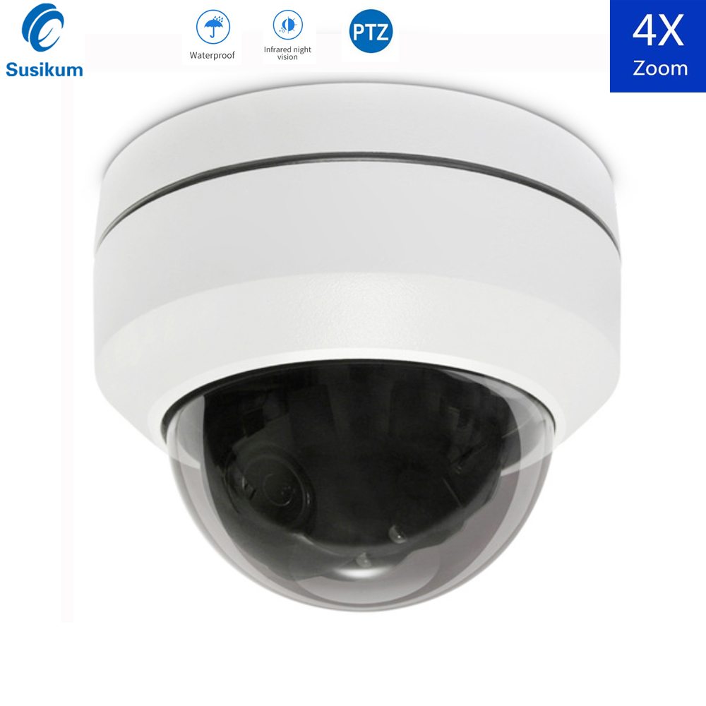 

2MP Speed Dome PTZ Outdoor Camera 4X Zoom 2.8-12mm Motorized Lens IR Night Vision AHD/CVI/TVI/CVBS 4 IN1 Security CCTV Camera