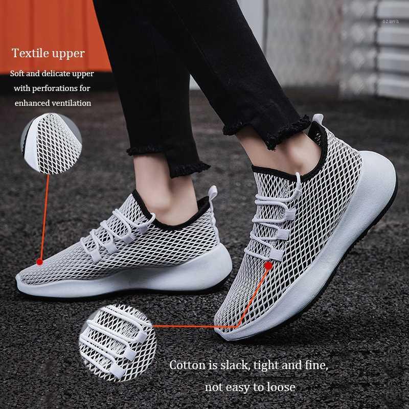 

Women Casual Sport Shoes Fashion Men Running Shoes Weave Air Mesh Sneakers Black White Non Slip Footwear Mesh Breathable Jogging1, Red