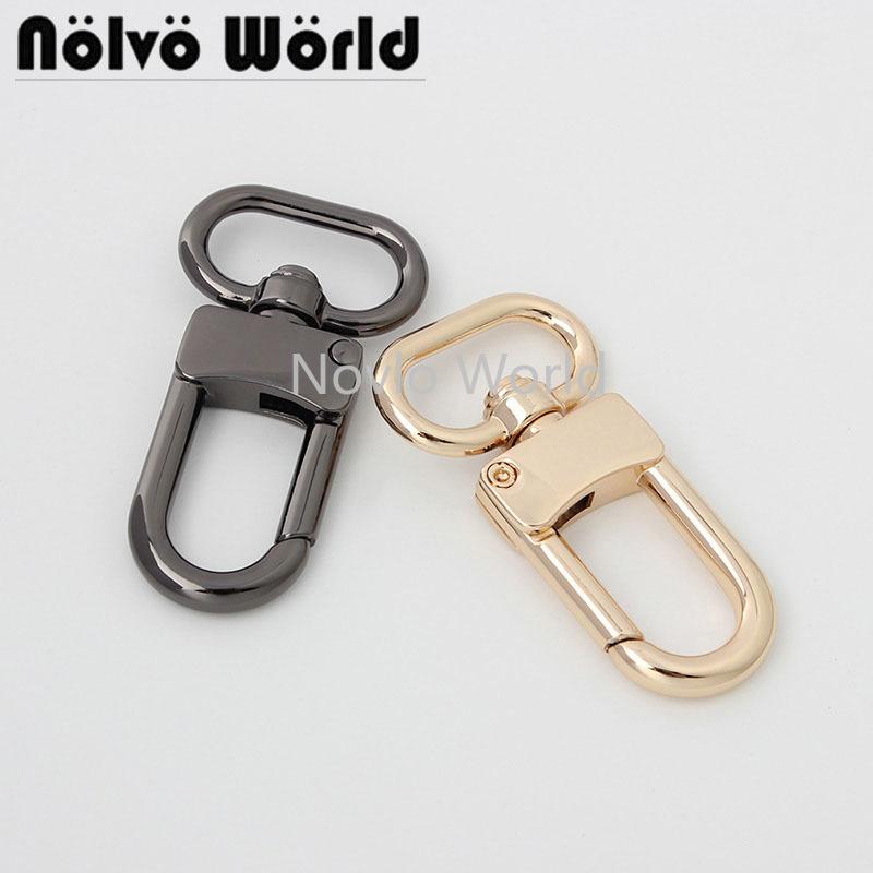 

5-20-100 pieces 3 colors 19mm 3/4 Inch Luggage Straps Metal Buckles Lobster Swivel Clasps Trigger Clips Snap Hook DIY Craft