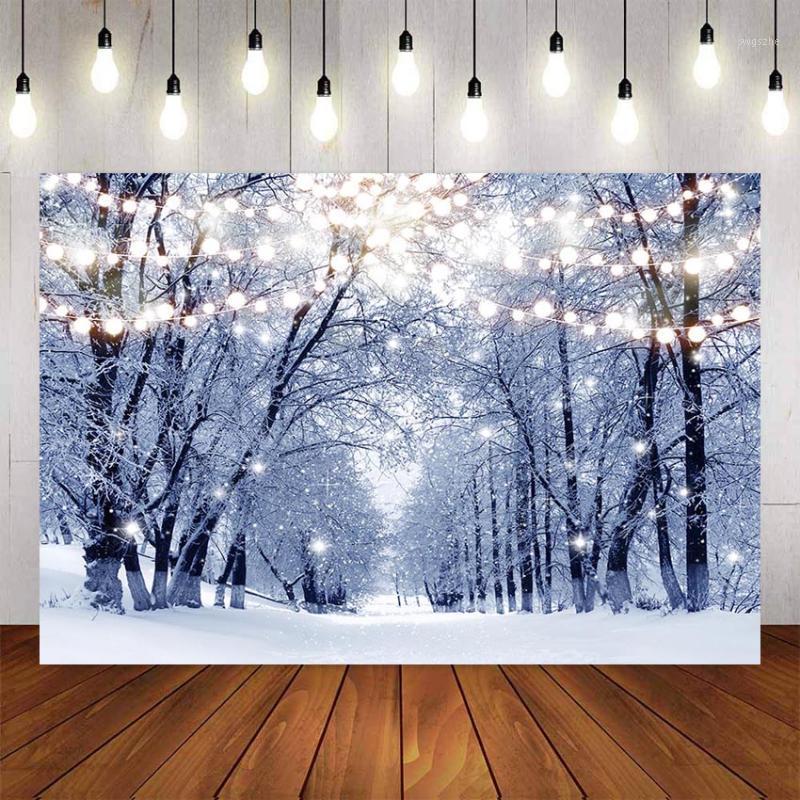 

Photography Background Winter Christmas Snow Flash Decoration Christmas Backdrops Photo Studio Backdrop Photocall Photo Prop1