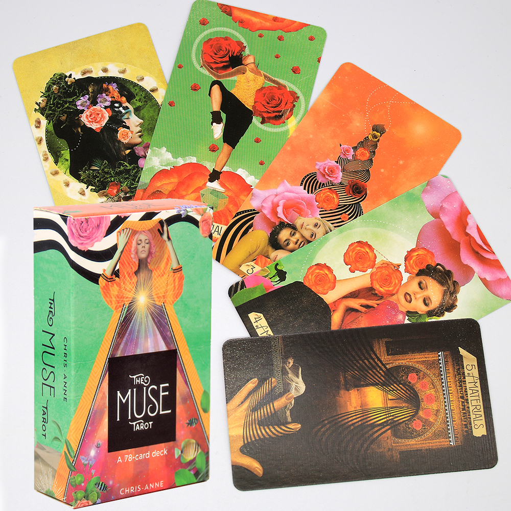 

The Muse Tarot A 78-Card Deck E-Guidebook Divination Wildly the Muse within Toy Game Holiday Family Party Table Game Enterminmen