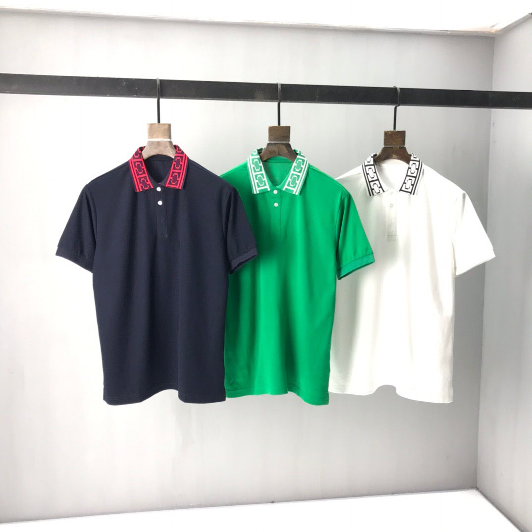 

2022ss spring and summer new high grade cotton printing short sleeve round neck panel T-Shirt Size: -l-xl-xxl-xxxl Color: black white x56sxw, Green