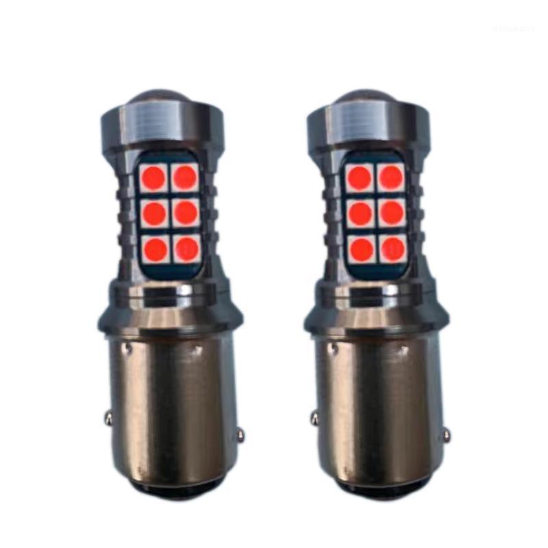 

Emergency Lights 2PCS 1157 P21/5W BAY15D Super Bright 3030 LED Car Tail Brake Lamps Turn Signals Bulb Auto Daytime Running Light Red White Y
