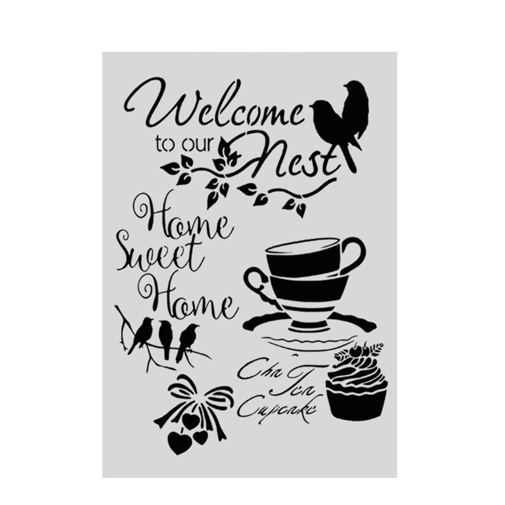 craft layering stencils template for walls painting scrapbooking stamping diy H* craft layering stencils template for walls painting scrapbooking stamping diy H*