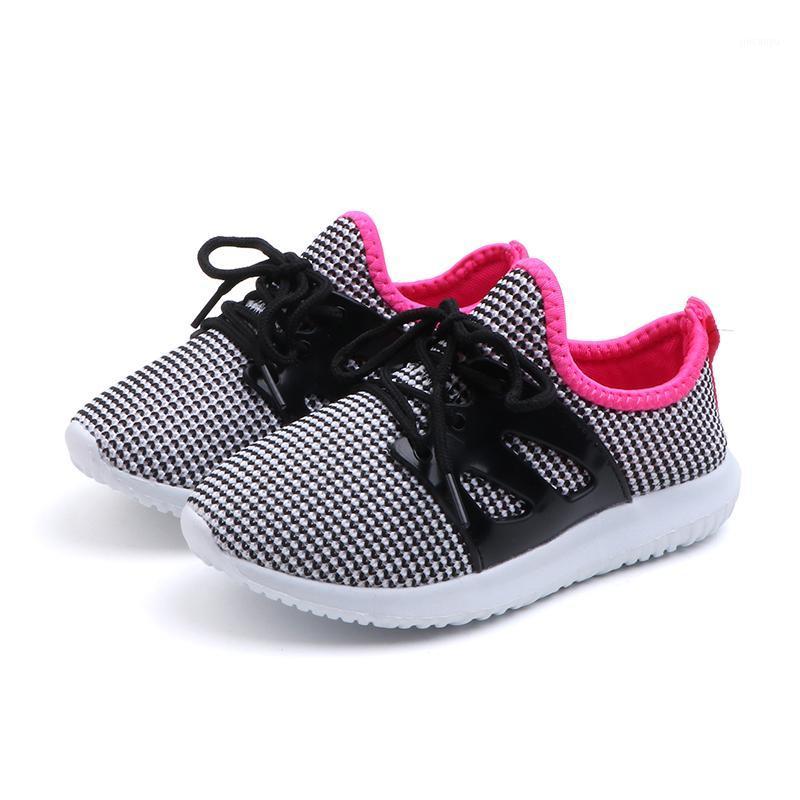 

Children Shoes 2020 New Spring Unisex Toddler Boys Girls Mesh Breathable Fashion School Shoe Running Sneaker for Kids Size 25-321, Black