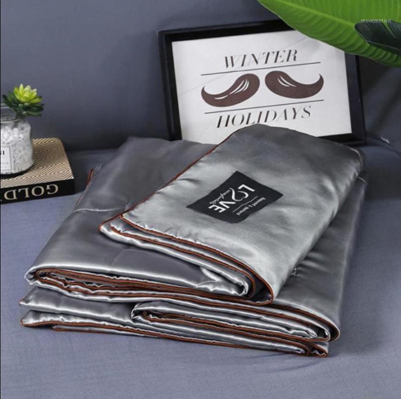 

Washable Ice Silk Summer Air Conditioning Comforter Quilt Blanket for Bed Sofa for Children Adults Queen King1