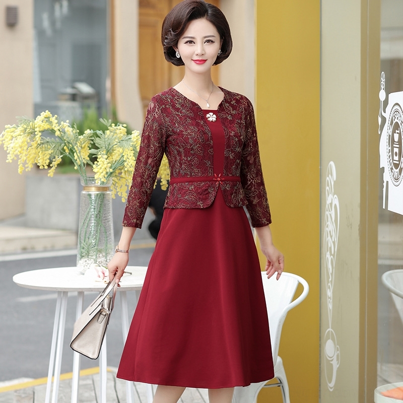 old lady dresses for weddings