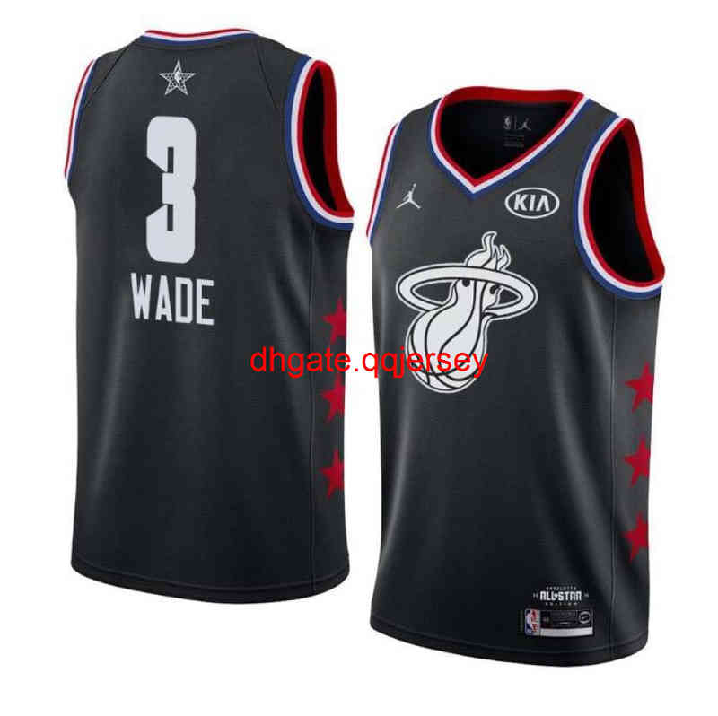 

Star Style Dwyane Wade All-star Game Finishedjersey, Black