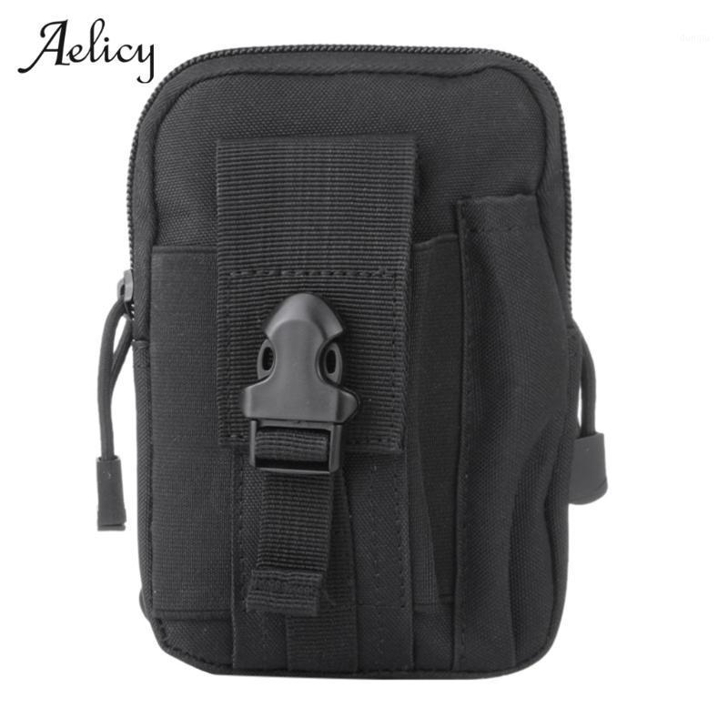 

Waist Bags Men Bag Canvas Fanny Pack Belt Phone Drop Leg Zipper Waterproof Packs Hiking Camping Sport1, Black