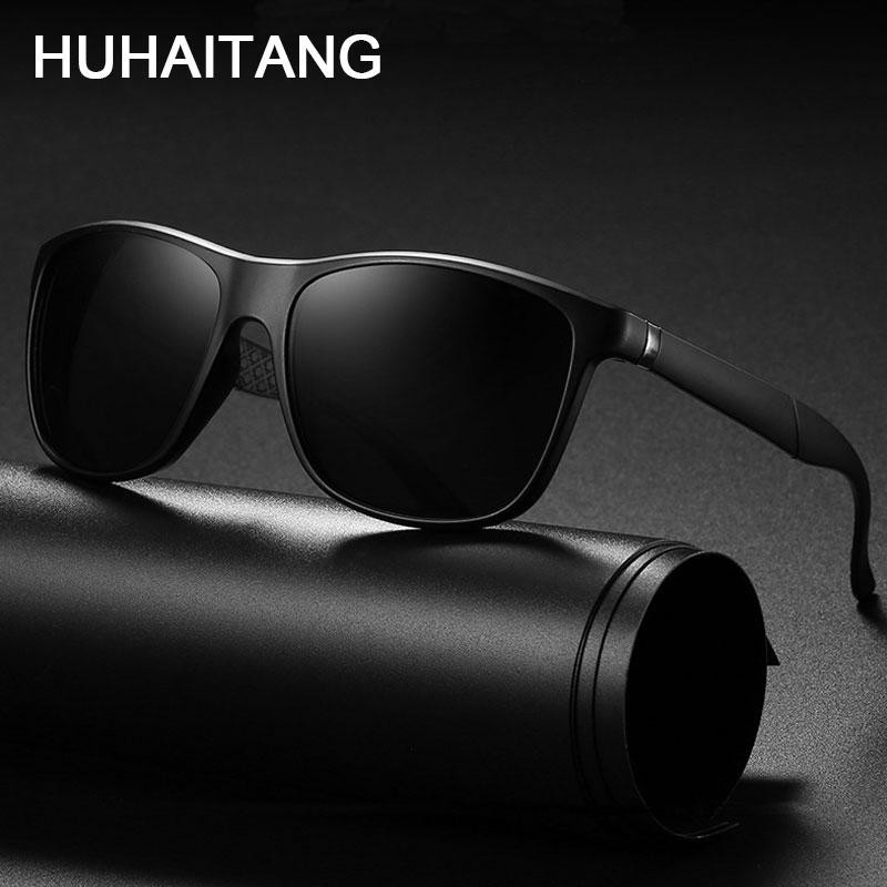 

HUHAITANG Fashion Cool Square Sunglasses Men Oversized Outdoor Aviation Women Sun Glasses For Driving Brand Designer