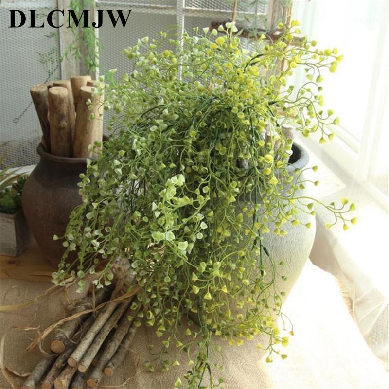 

Artificial plants grass wall hanging grass Fake Hanging Vine Plant Leaves Garland Home Garden Wall wedding party decoration1