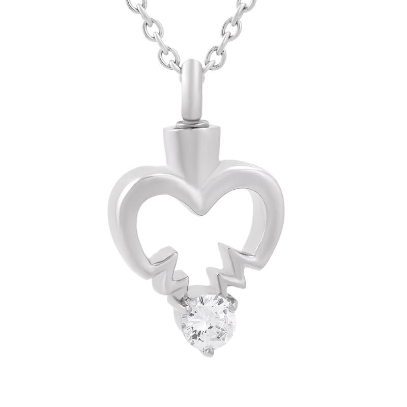

IJD9831 Fashion women accessories jewelry crystal inlay memorial urn necklace cremation pendant ashes holder keepsake jewellery