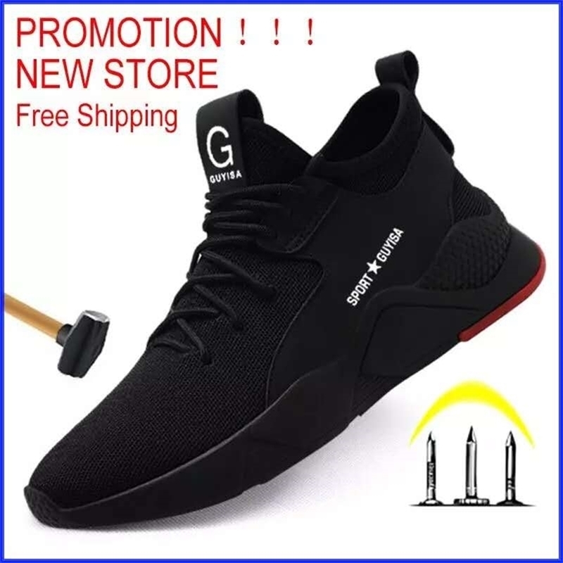 

Free shipping Work Boot Steel Toe Safety Puncture-Proof Outdoor Sneakers Men Indestructible shoes Ryder Y200915, Black;brown