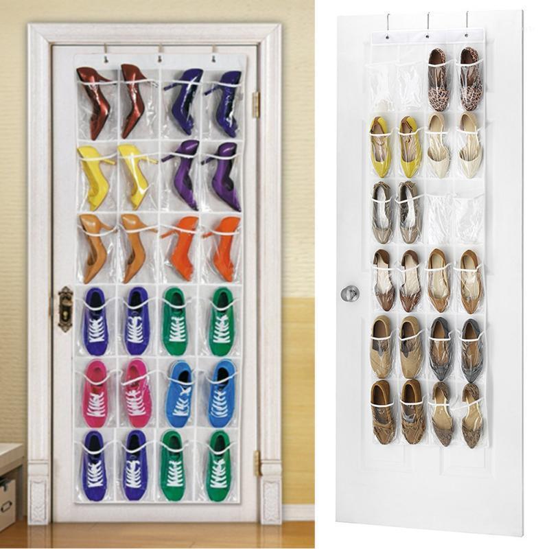 

24 Grid Foldable Wardrobe Wall Door Back Hanging Bag Underwear Sock Tie Hanging Shoe Storage Organizer Sundries Pouch Organizers1, As show