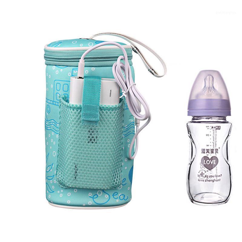 

USB Baby Bottle Warmer Heater Insulated Bag Outdoor Travel Portable In Car Heaters Infant Drink Warm Milk Thermal Bags MBG03381