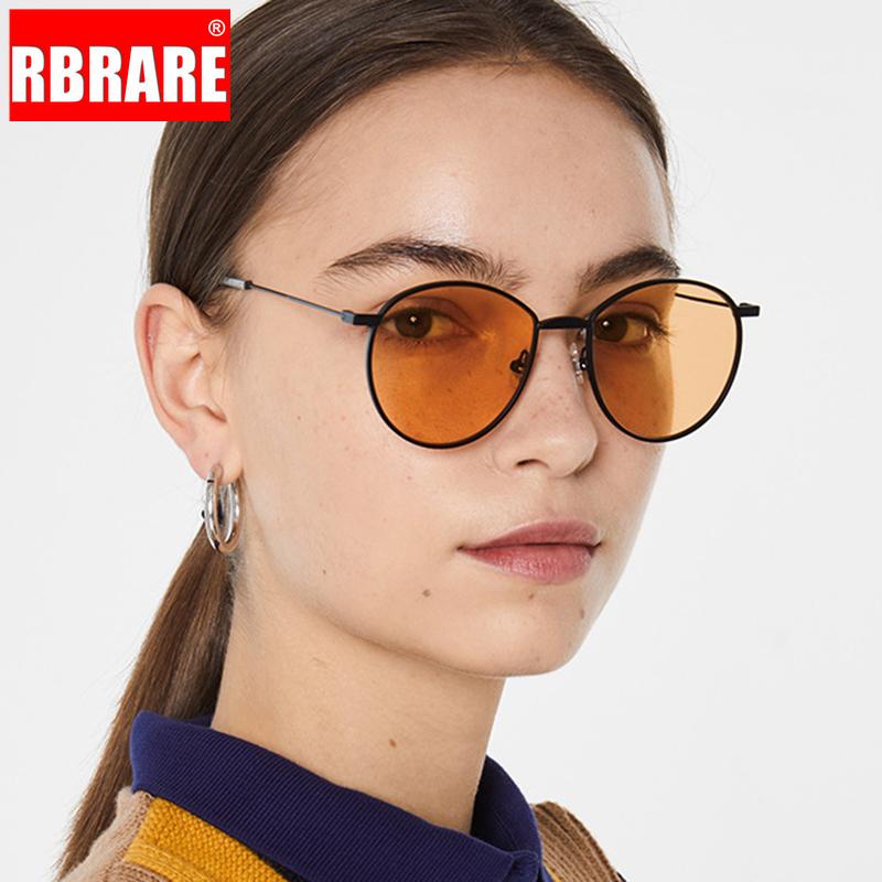 

Sunglasses RBRARE 2021 Metal Marine Women Vintage Luxury Classic Glasses Retro Shopping Feminino UV400