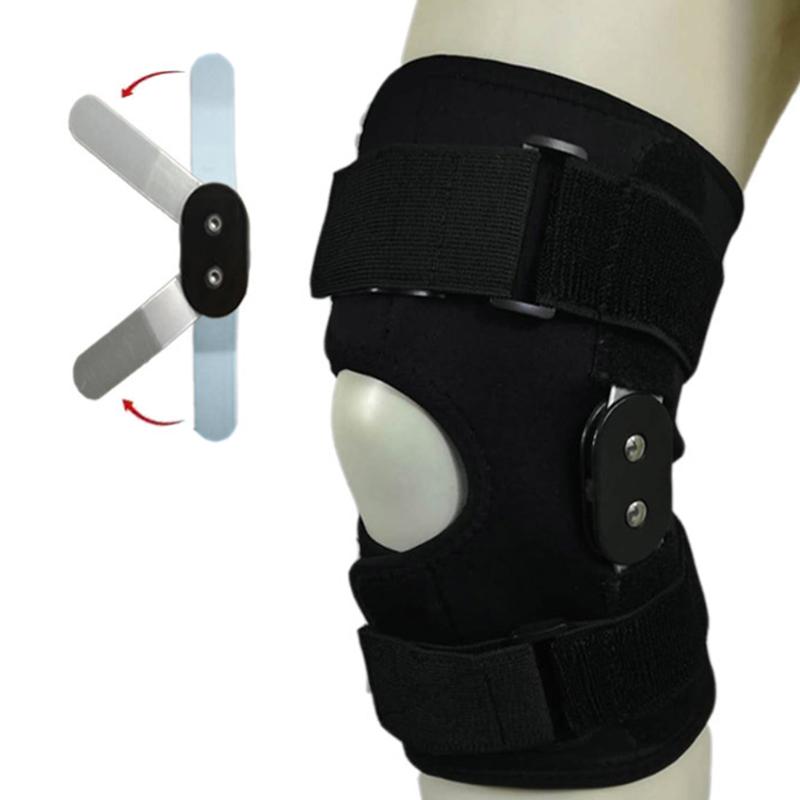 

Aluminum Alloy Adult Joint Brace Knee Pad Double Hinged Ergonomic Protector Climbing Outdoor Sports Support Adjustable Soft, Xxl