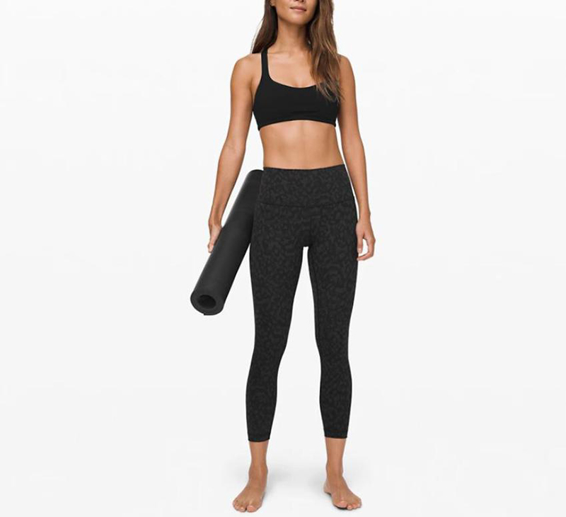 

2021 New Brand Same Style Yoga Gray Black Leopard Print Yoga Pants Professional Yoga Clothing Fitness Pants Slim Slimming Leggings