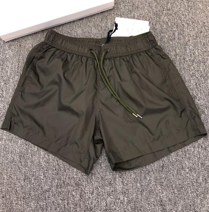 

Swim Nylon Summer Shorts Fashion Men Designer Gentleman Side Pockets Swimear Boy Zipper Closure Back Pocket Tonal Drawcord Short Pants YXMU