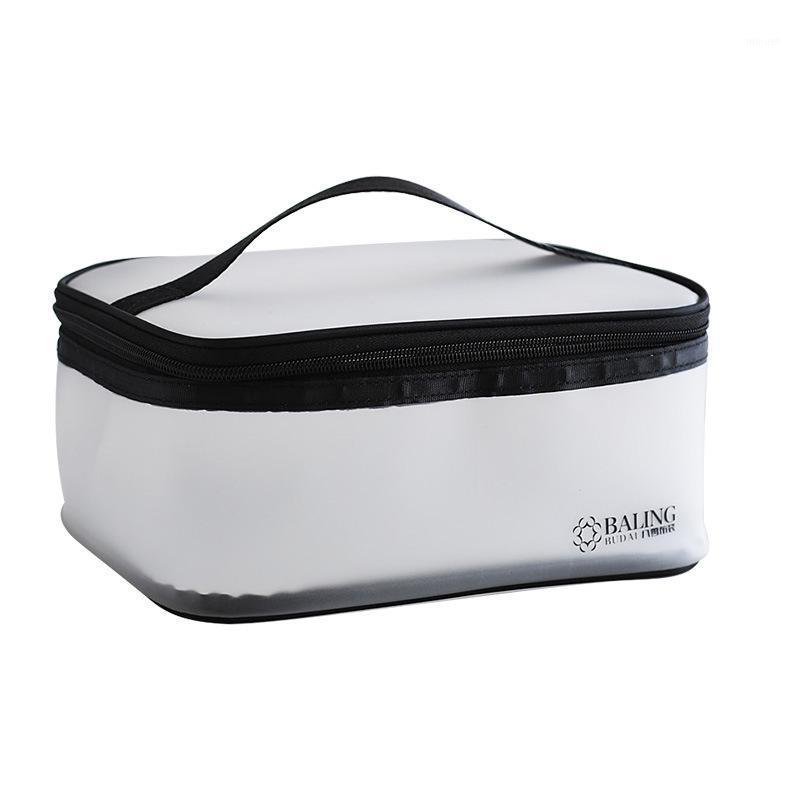

TPU waterproof transparent cosmetic bag frosted portable travel multifunctional washing and storage bag1, Q241