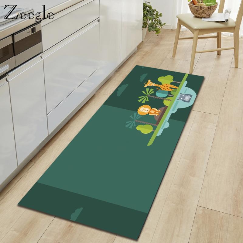 

Zeegle Carpet Kitchen Rug Floor Mat Anti-slip Absorbent Living Room Carpet Bathroom Doormat Polyester Soft Foot Mat Hallway Rug, Qa11