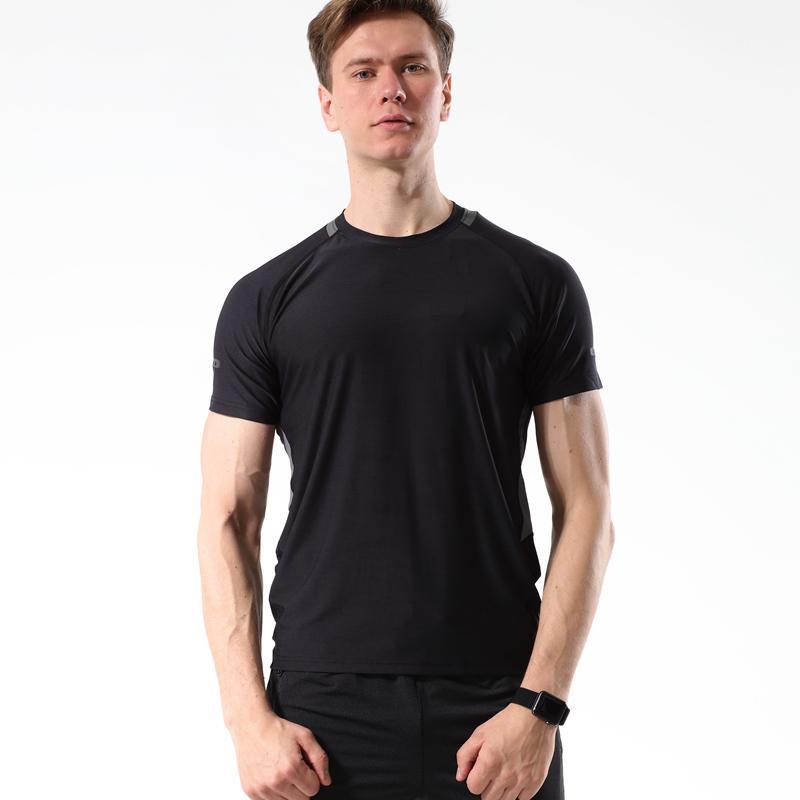 

Quick dry Fitness Gym Shirt Sport T Shirt Men Short Sleeve Running Men Workout Training Tees Fitness Top Sports Tshirt1, 8014 blue shirts
